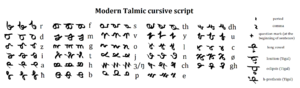 Talmic cursive script.png